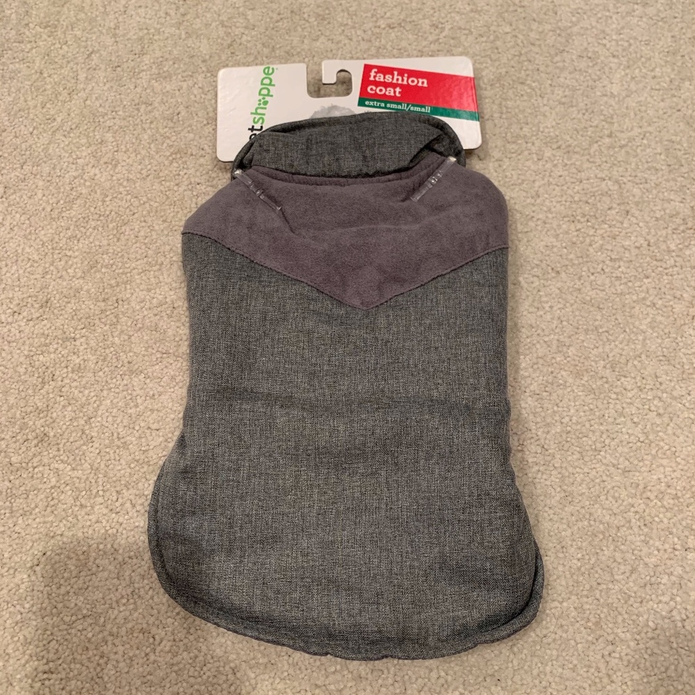 Dog Coat Gray XS-S, Pet Shoppe Fashion